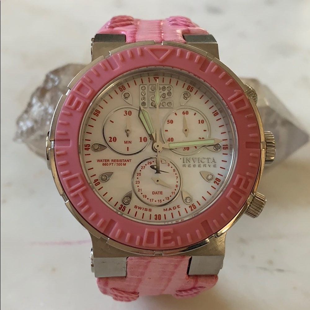 INVICTA reserve watch pink